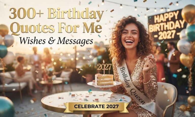 300+ Birthday Quotes For Me, Wishes & Messages 2027