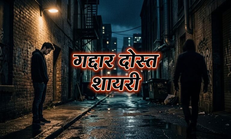 400+ Best Gaddar Dost Shayari | Sad & Attitude Shayari (2027)