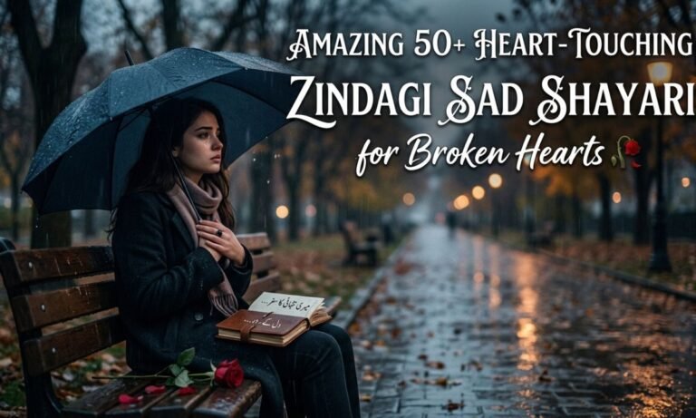 Amazing 50+ Heart-Touching Zindagi Sad Shayari for Broken Hearts 🥀