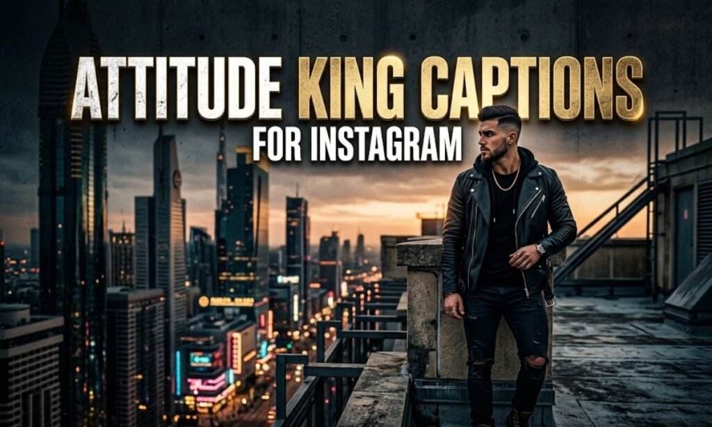 Attitude King Captions for Instagram