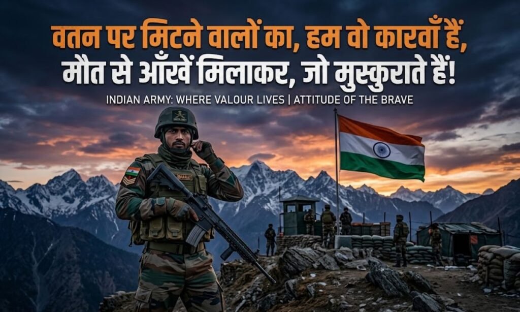 Attitude Shayari for Indian Army