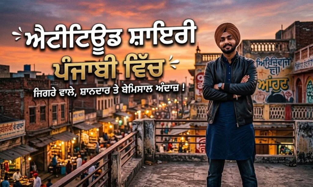 Attitude Shayari in Punjabi