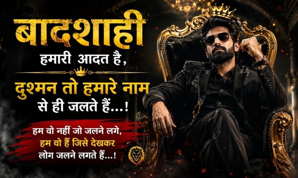 Badashi Attitude Dushman Shayari HindiBadashi Attitude Dushman Shayari Hindi