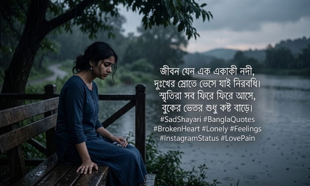 Bangla Sad Shayari for Instagram
