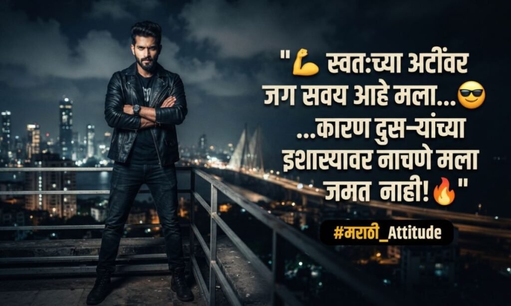 Best Attitude Shayari in Marathi