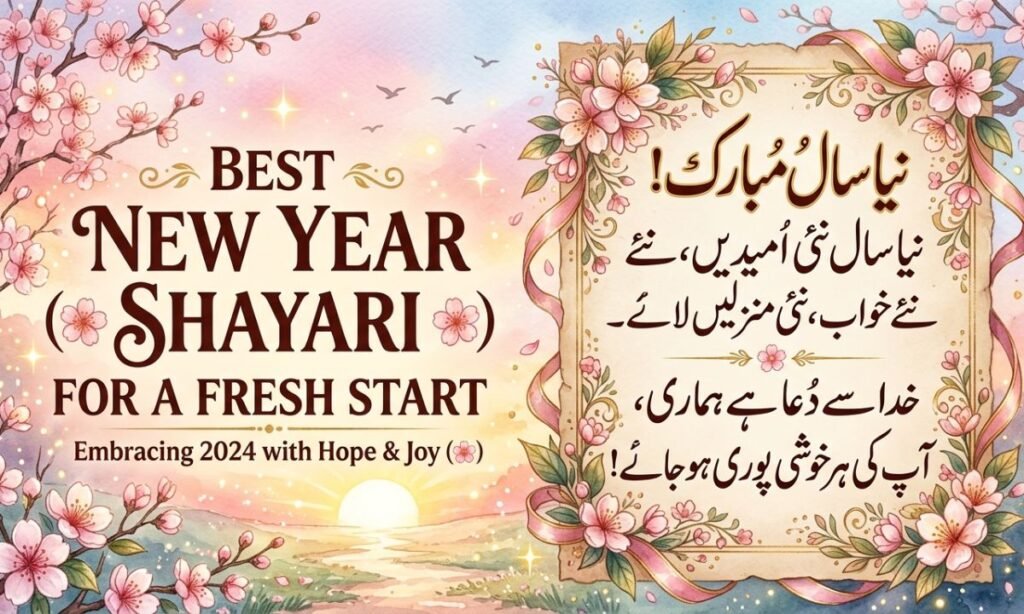 Best New Year Shayari for a Fresh Start 🌸