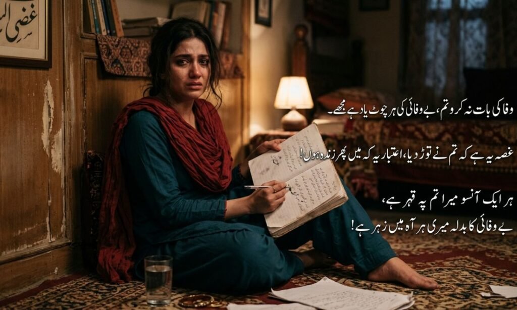 Bewafa Aur Narazgi Shayari in Urdu