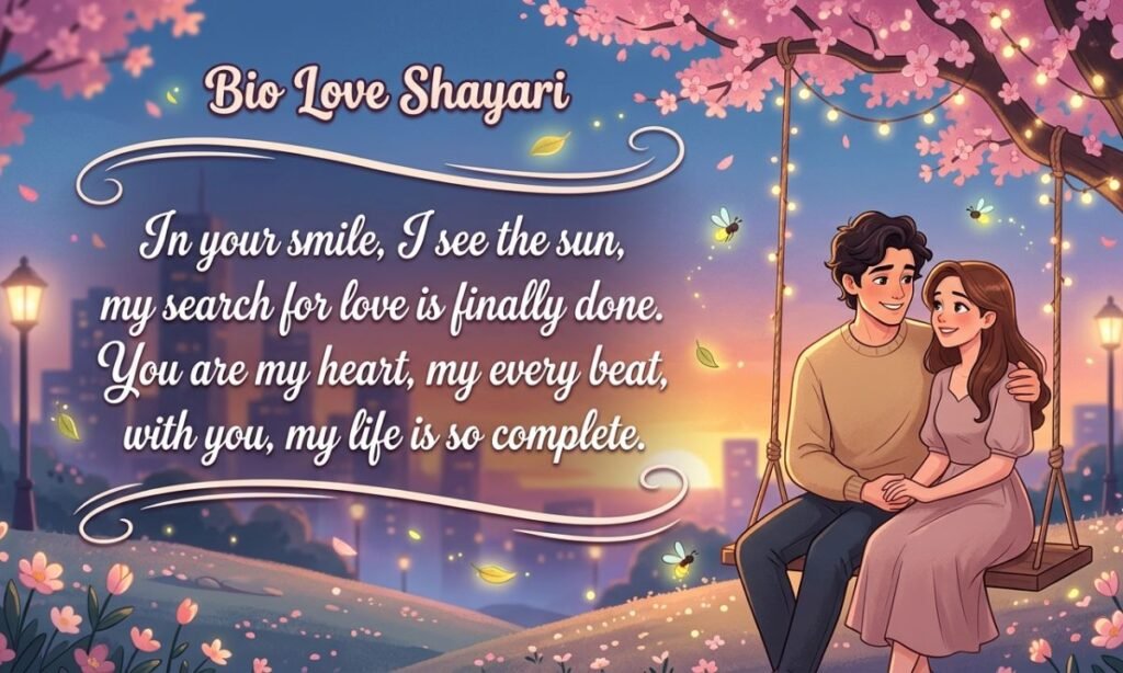 Bio Love Shayari in English