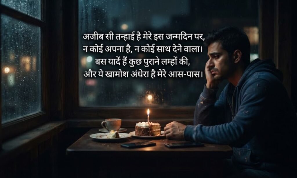 Birthday Sad Shayari in Hindi