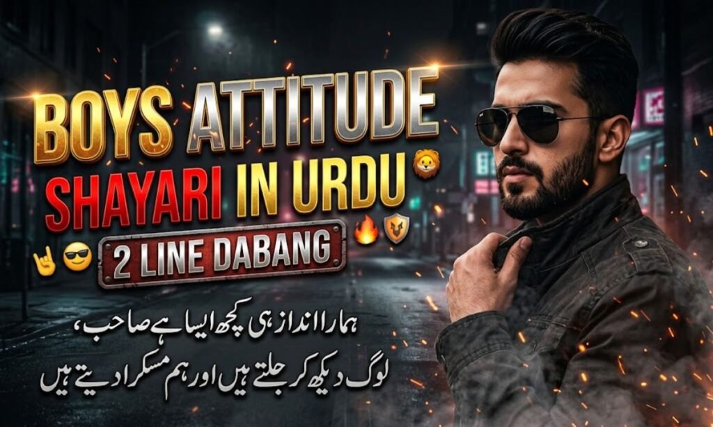 Boys Attitude Shayari