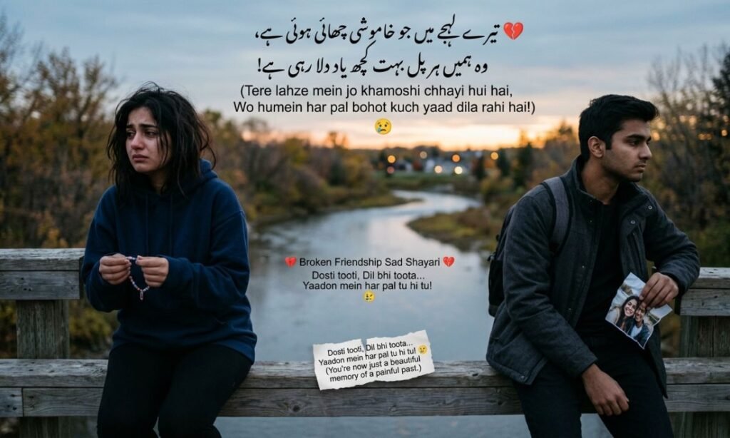 Broken Friendship Sad Shayari 💔