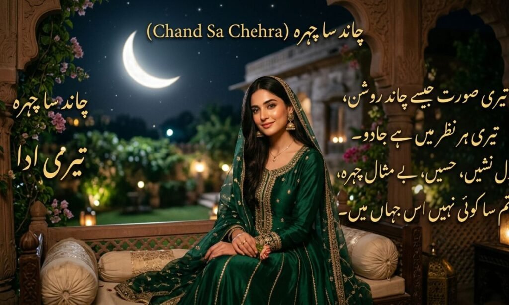 Chand Sa Chehra Poetry: Urdu Shayari on Beautiful Face