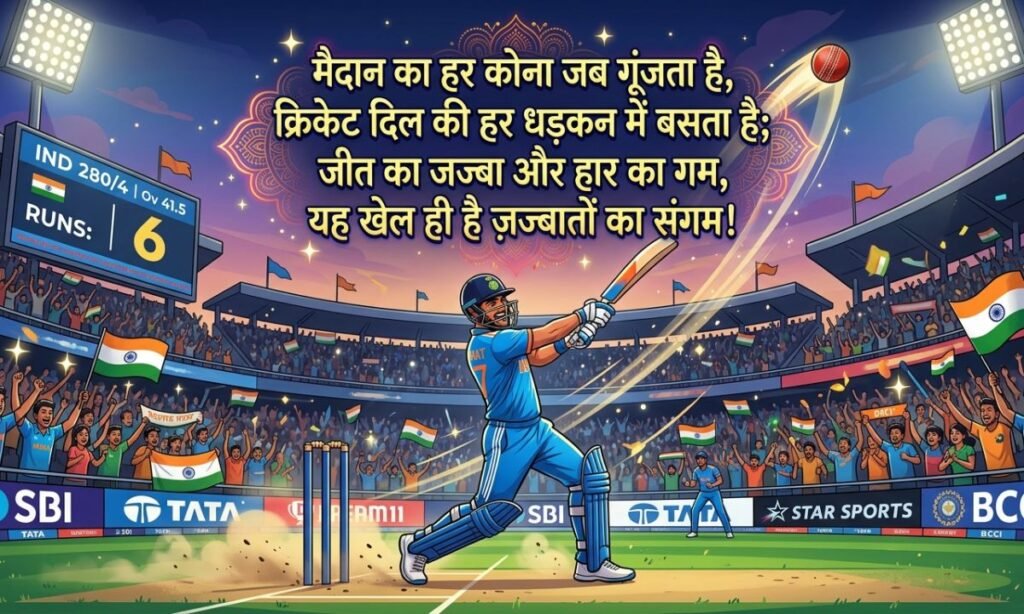 Cricket Shayari in Hindi