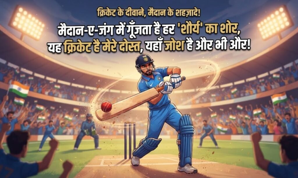 Cricket Shayari in Hindi for Boy
