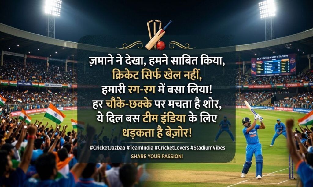Cricket Shayari in Hindi for Instagram