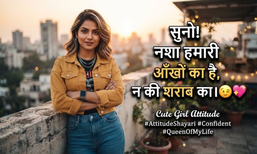 Cute Girl Attitude Shayari