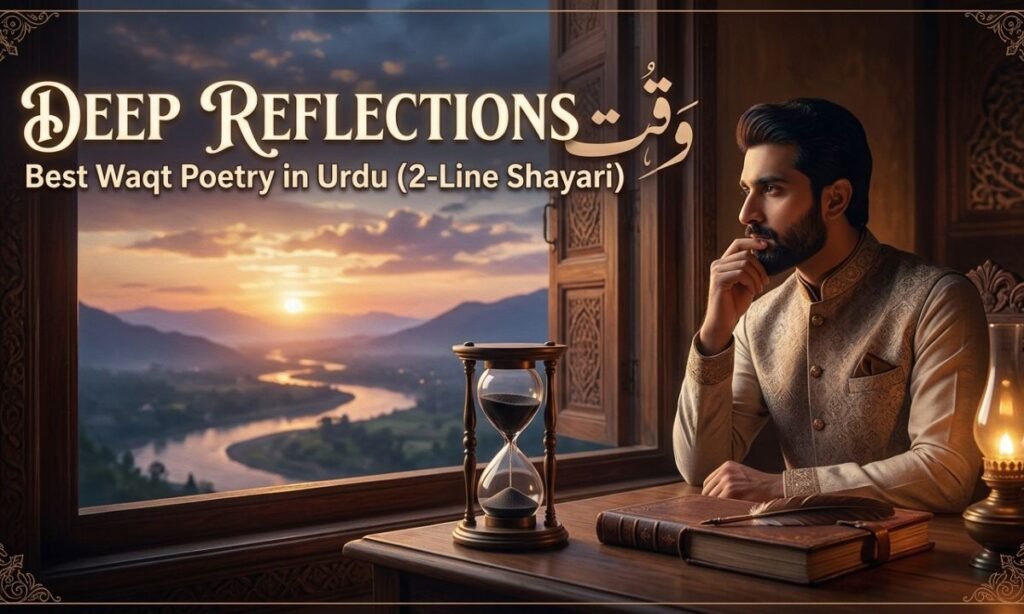 Deep Reflections: Best Waqt Poetry in Urdu (2-Line Shayari)