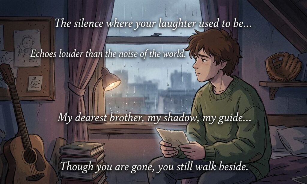 Deep Sad Poetry for a Beloved Brother
