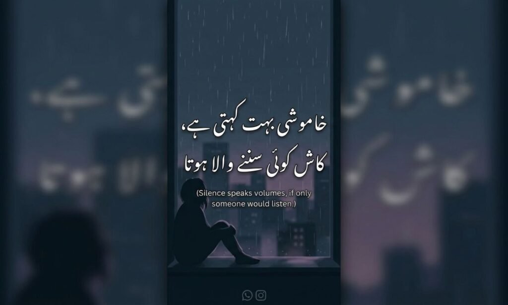 Depressed Urdu Quotes for WhatsApp & Social Media
