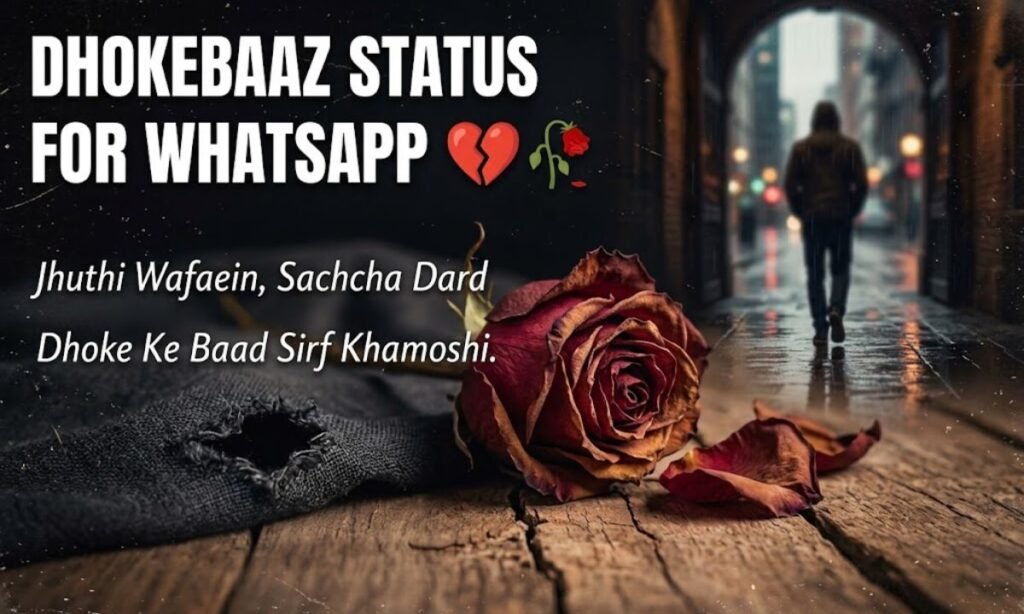 Dhokebaaz Status for WhatsApp 💔🥀