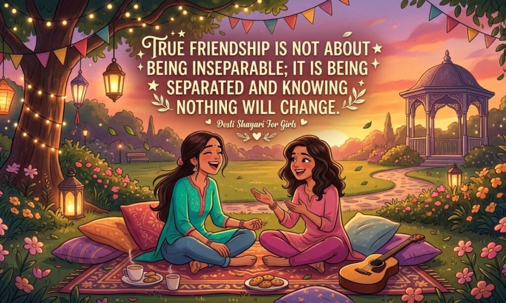 Dosti Shayari For Girls in English