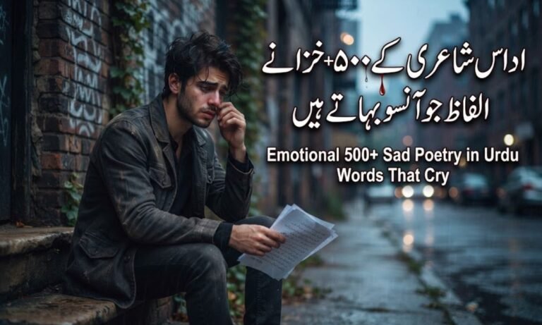 Emotional 500+ Sad Poetry in Urdu – Words That Cry 