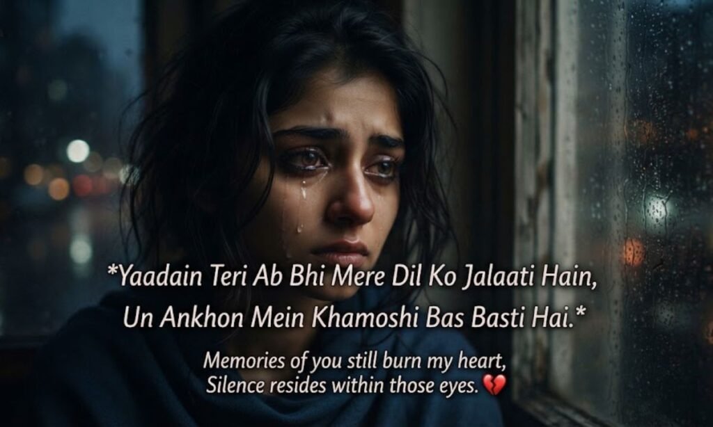 Emotional Ankhain Shayari About Feelings 💔