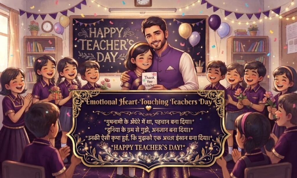 Emotional Heart Touching Teachers Day Shayari