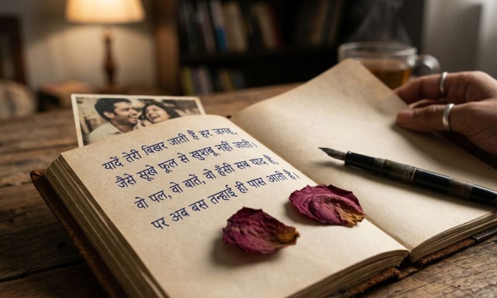 Emotional Love Shayari About Memories 🥀