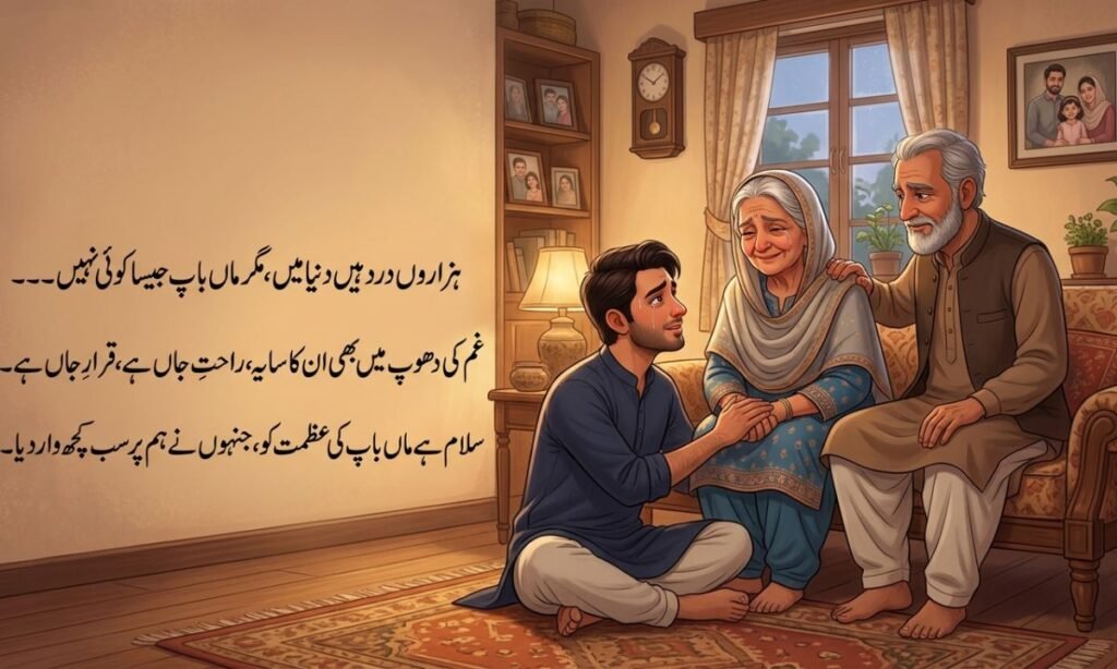 Emotional Maa Baap Poetry in Urdu