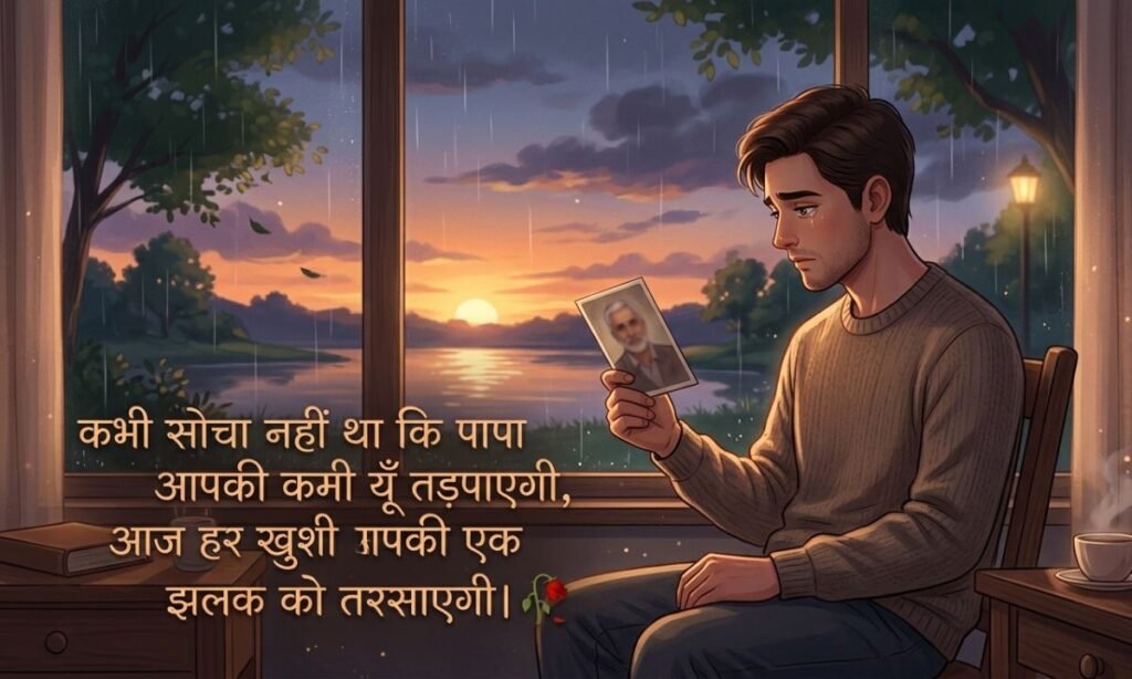 Emotional Miss You Papa Shayari in Hindi 🥀