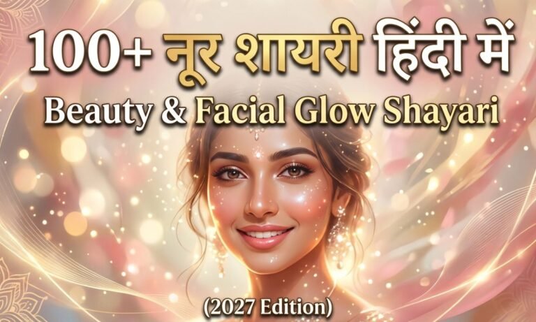 Explore 100+ Noor Shayari in Hindi: Beauty & Facial Glow Shayari (2027) 
