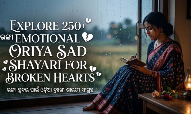 Explore 250+ Emotional Oriya Sad Shayari for Broken Hearts