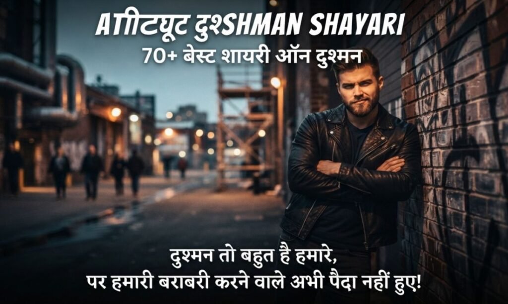 Explore 70+ Attitude Dushman Shayari | Best Dushman Shayari