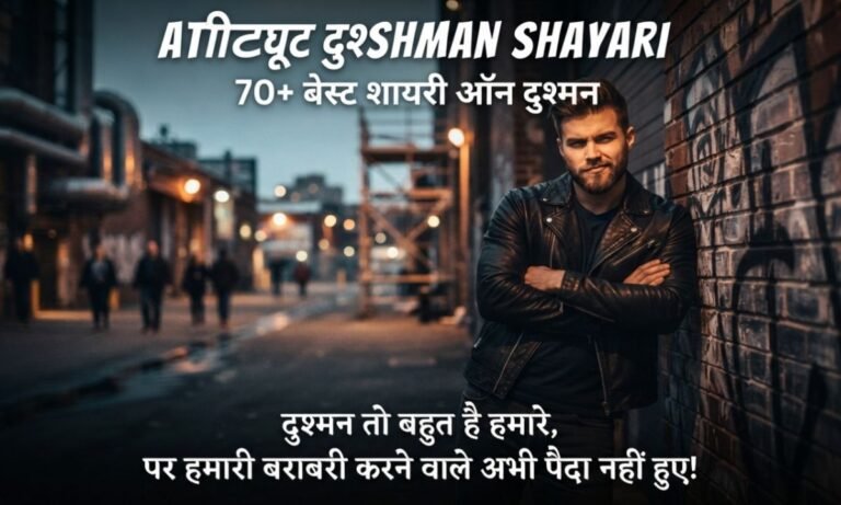 Explore 70+ Attitude Dushman Shayari | Best Dushman Shayari