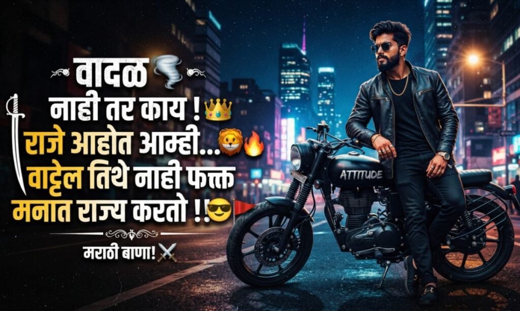 Facebook Shayari in Marathi Attitude