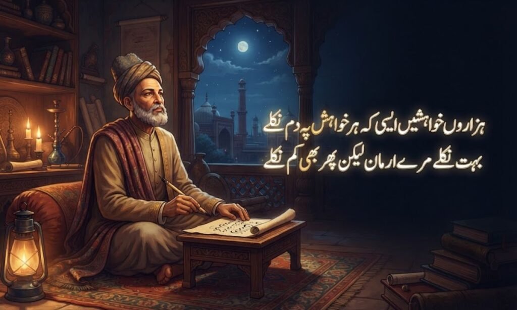 Famous Mirza Ghalib Ashaar
