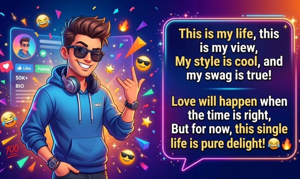 Funny & Cool Bio Shayari in English