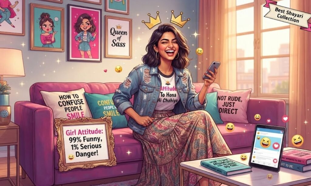 Funny Shayari on Girl Attitude🖼️👑