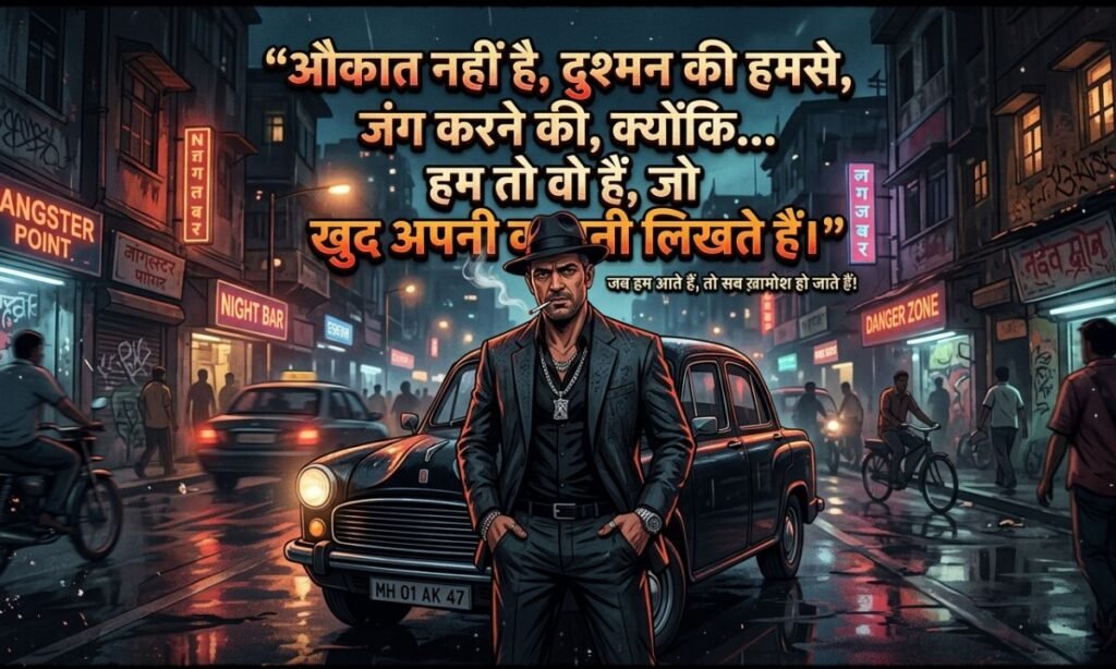 Gangster Shayari Attitude