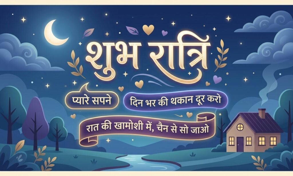 Good Night Quotes In Hindi