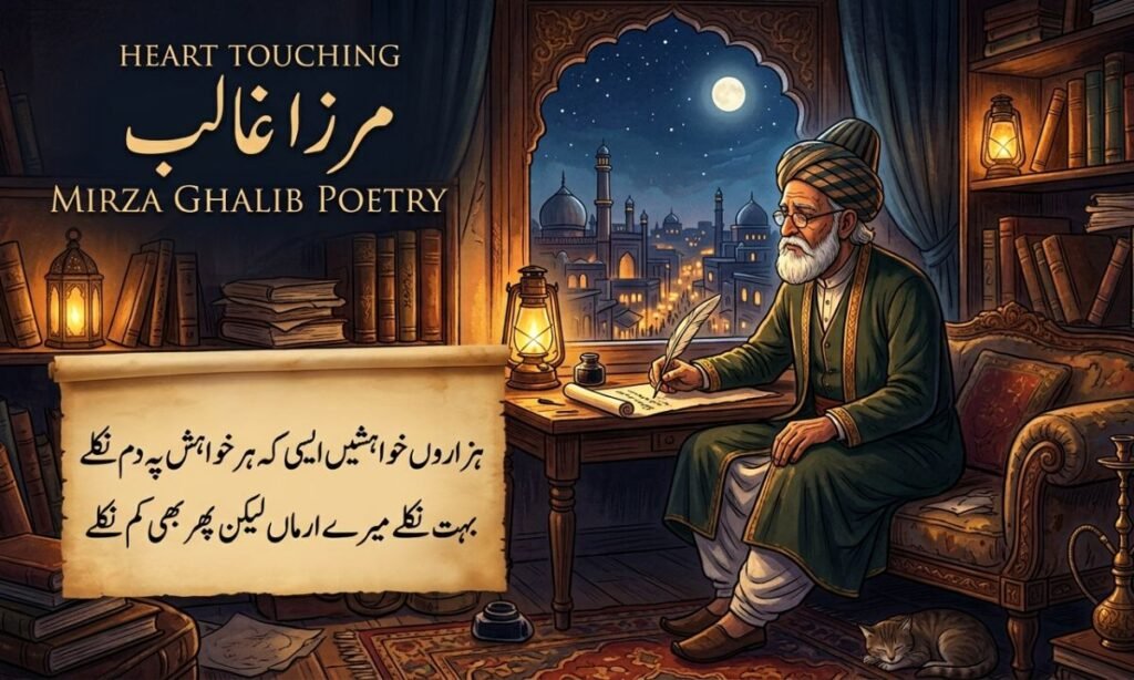 Heart Touching Mirza Ghalib Poetry