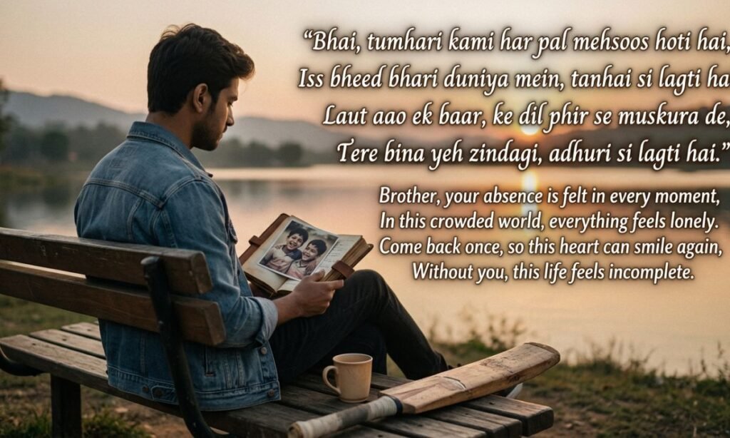 Heart-Touching Miss You Bhai Shayari