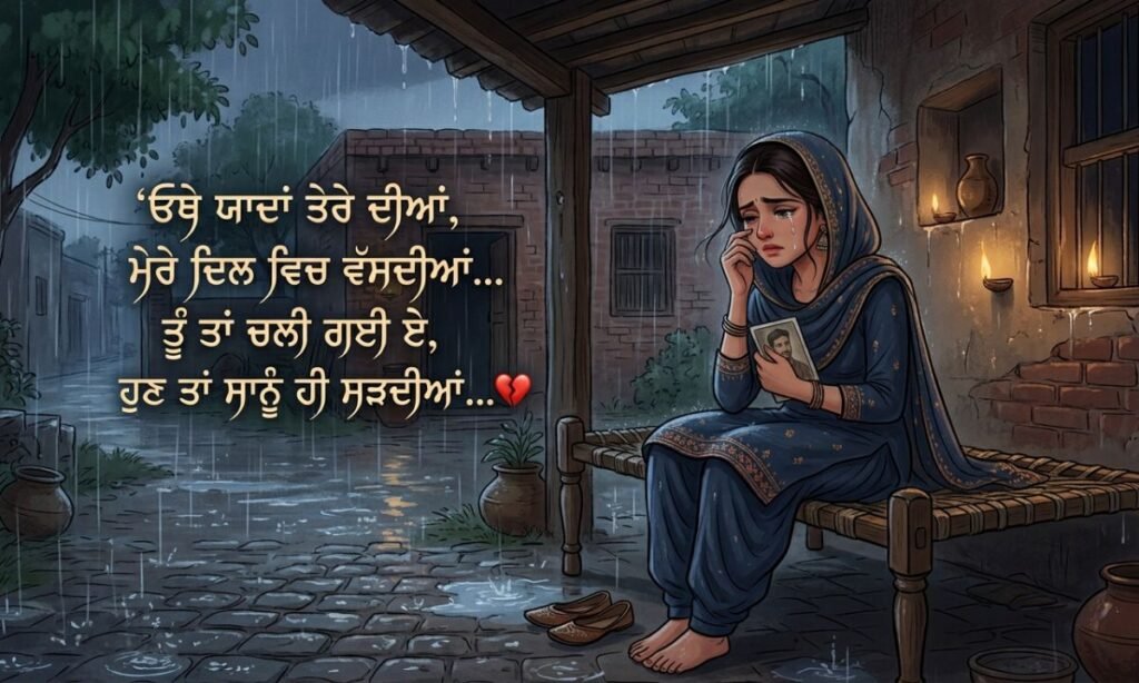 Heart-Touching Punjabi Sad Shayari 💔