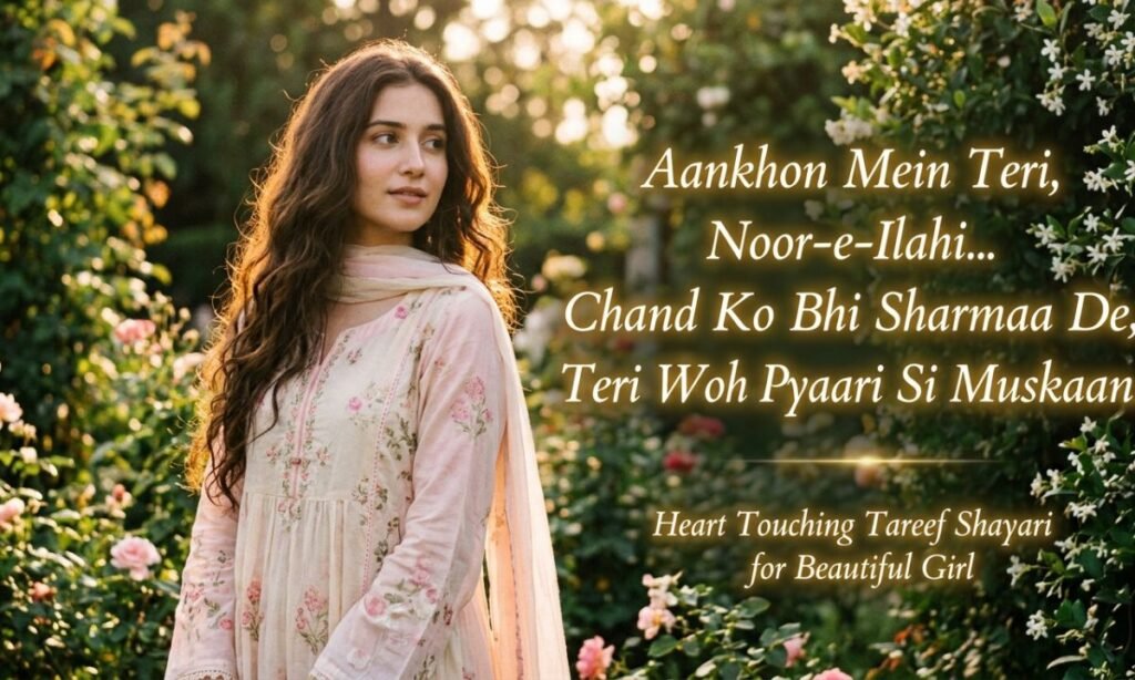 Heart Touching Tareef Shayari for Beautiful Girl