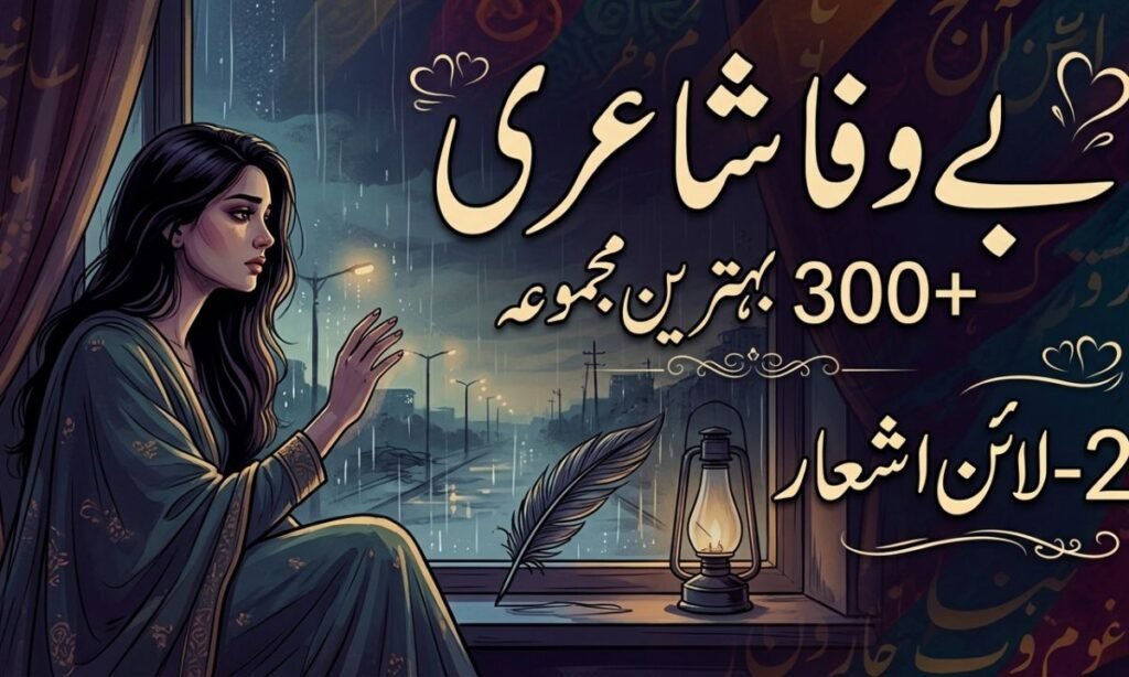 Heartfelt 300+Bewafa Poetry in Urdu: 2-Line Bewafa Shayari
