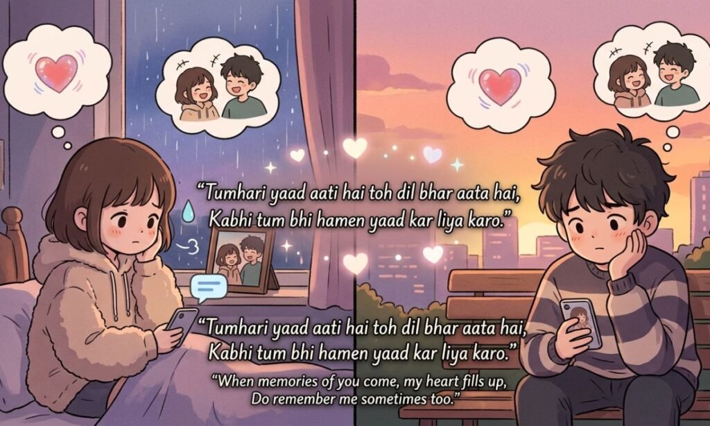 Heartfelt Shayari When You Miss Someone 💕