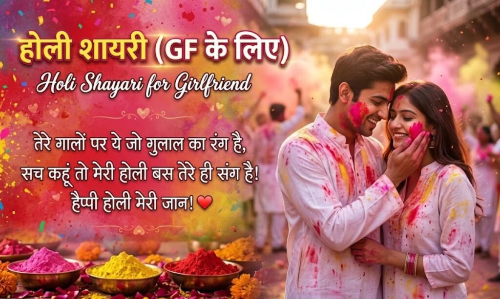 Holi Shayari for GF