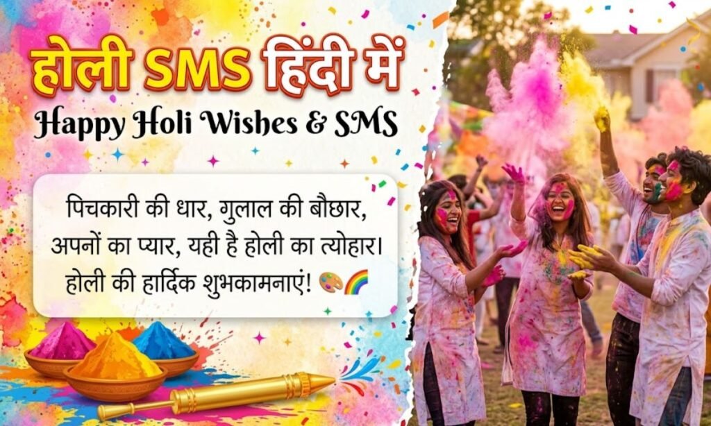 Holi Sms in Hindi