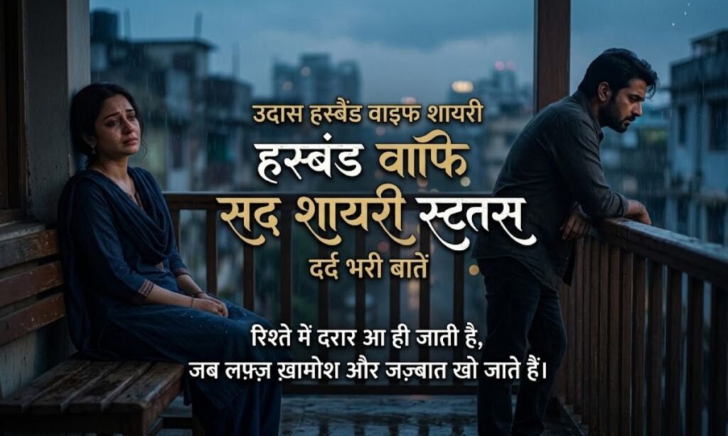 Husband Wife Sad Shayari Status